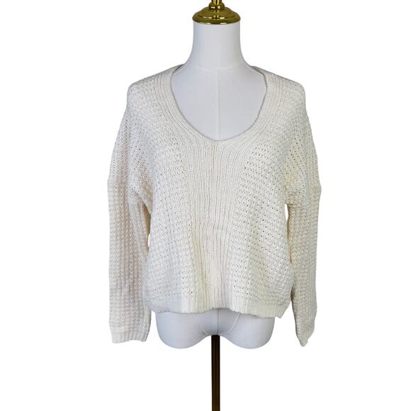 Poof Apparel Pullover Long Sleeve Knit Sweater US Women's M - Picture 1 of 6